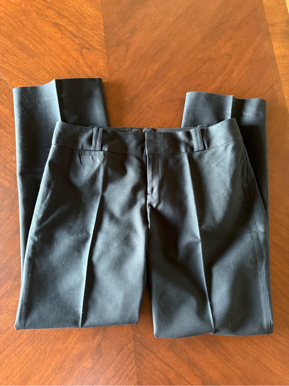 Banana Republic Women's Black Dress Pants - Flat Front - Size 8P Jackson Fit